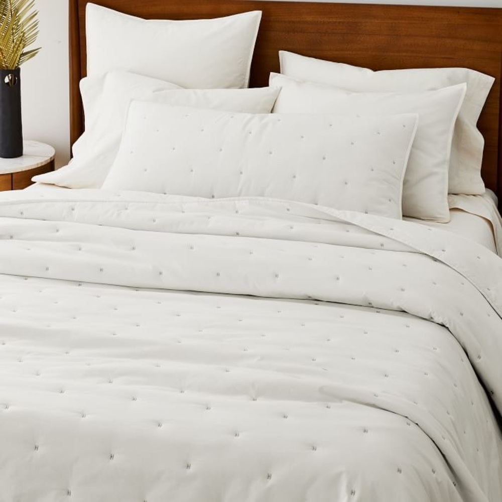 Washed Cotton Percale Quilt